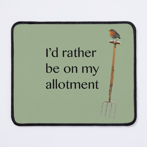 Item preview, Id rather be on my allotment designed and sold by Scat the cat.