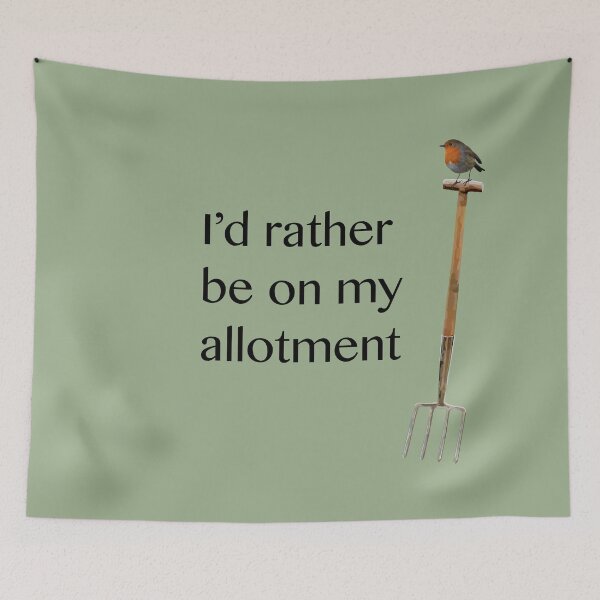 Item preview, Id rather be on my allotment designed and sold by Scat the cat.