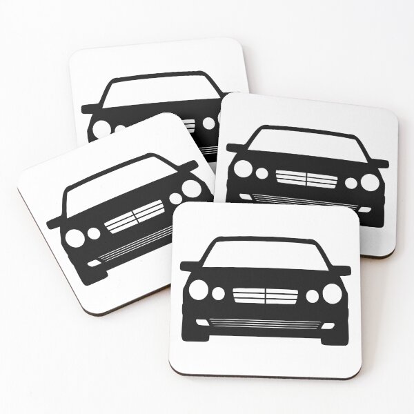 Item preview, Mercedes W210 black silhouette designed and sold by EdimDesign.