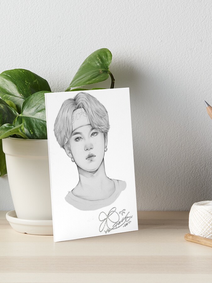 V of BTS coloring page | Free Printable Coloring Pages