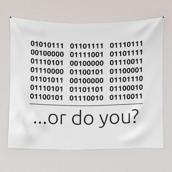 Item preview, Encrypted binary message designed and sold by BeepBoopDesigns.