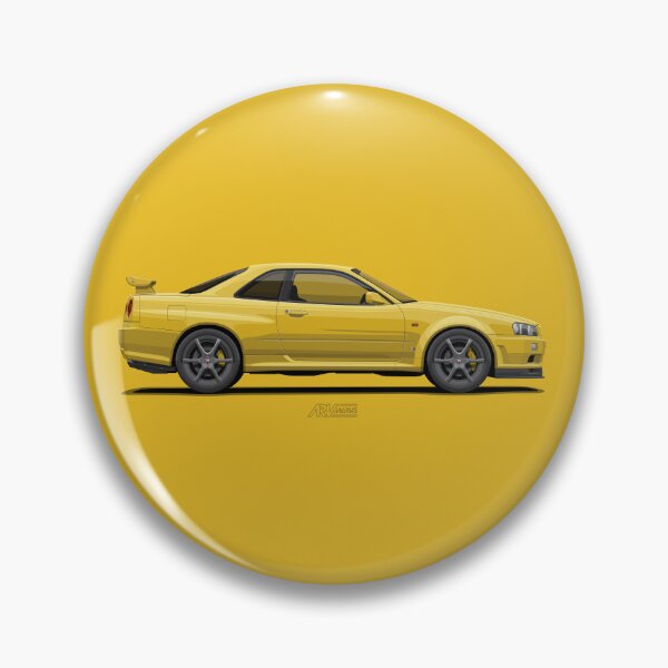 Item preview, Skyline GTR R34 Yellow designed and sold by ARVwerks.