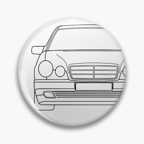 Item preview, Mercedes W210 black lines designed and sold by EdimDesign.