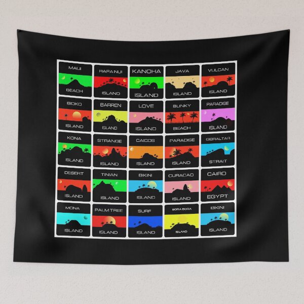 Item preview, Island Collage designed and sold by porfysoundtrack.