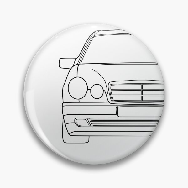 Item preview, Mercedes W210 black lines designed and sold by EdimDesign.