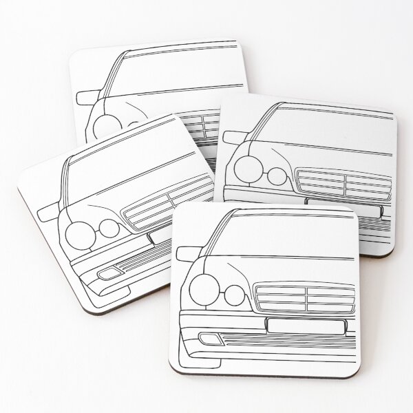 Item preview, Mercedes W210 black lines designed and sold by EdimDesign.