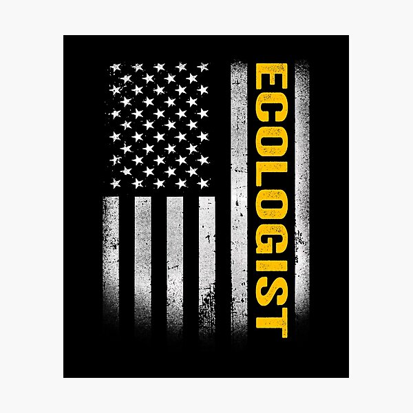 Item preview, ecologist Dad American Flag, Vintage USA ecologist American Flag, ecologist Dad Mens Womens Girls Christmas Fathers Day Gift designed and sold by xlnv.