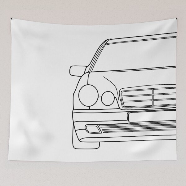 Item preview, Mercedes W210 black lines designed and sold by EdimDesign.