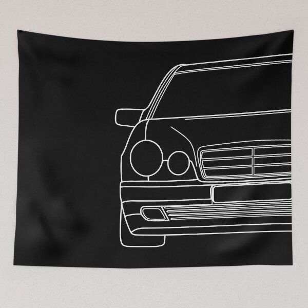 Item preview, Mercedes W210 white lines designed and sold by EdimDesign.