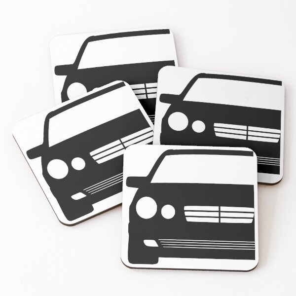 Item preview, Mercedes W210 black silhouette designed and sold by EdimDesign.