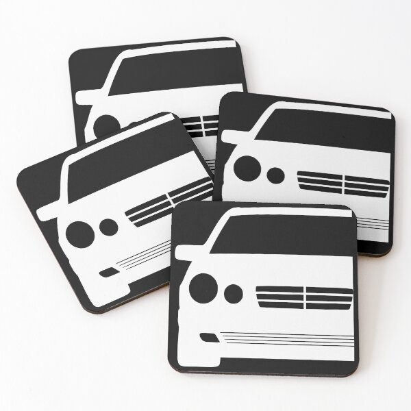 Item preview, Mercedes W210 white silhouette designed and sold by EdimDesign.