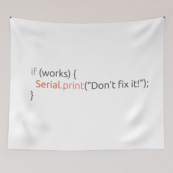 Item preview, If it works don't fix it designed and sold by BeepBoopDesigns.