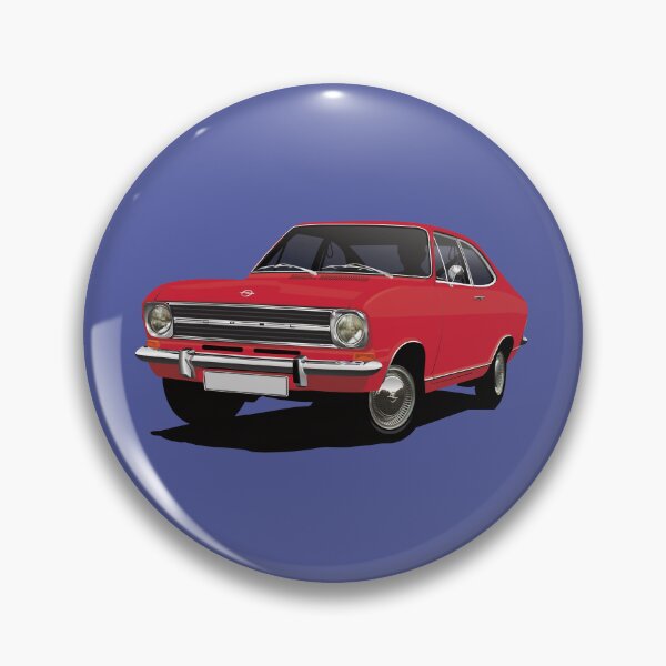 Item preview, Red Kadett B Coupe - Illustration designed and sold by knappidesign.