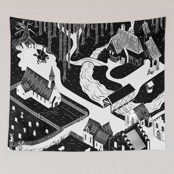 Item preview, Sleepy Hollow by Tim Burton designed and sold by Ruth Skrytek.