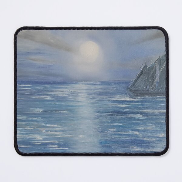 Item preview, Nightly Sails oil painting by Tabitha kremesec designed and sold by Tabitha Kremesec.