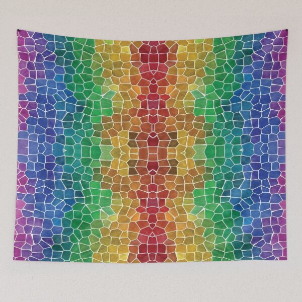 Item preview, multicolored mosaic art 11 designed and sold by ErhanArt.