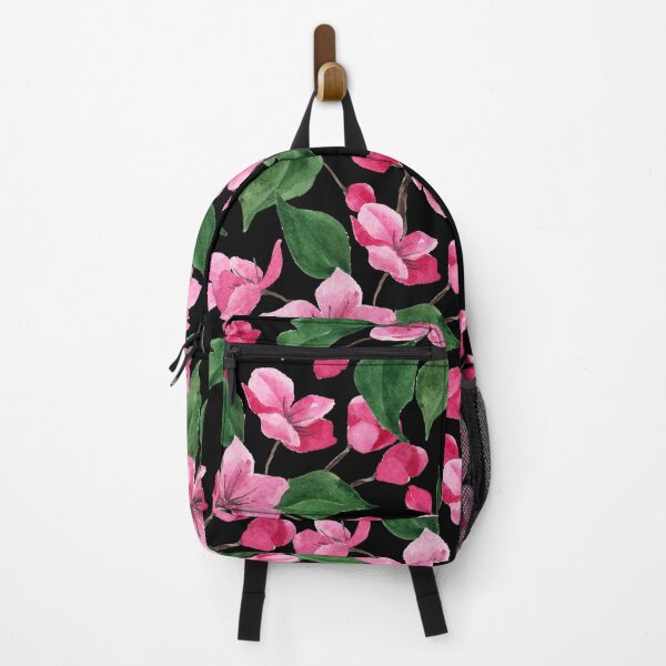 Item preview, Pink Floral Cherry Blossom Pattern With Lush Leaves designed and sold by DEC02.