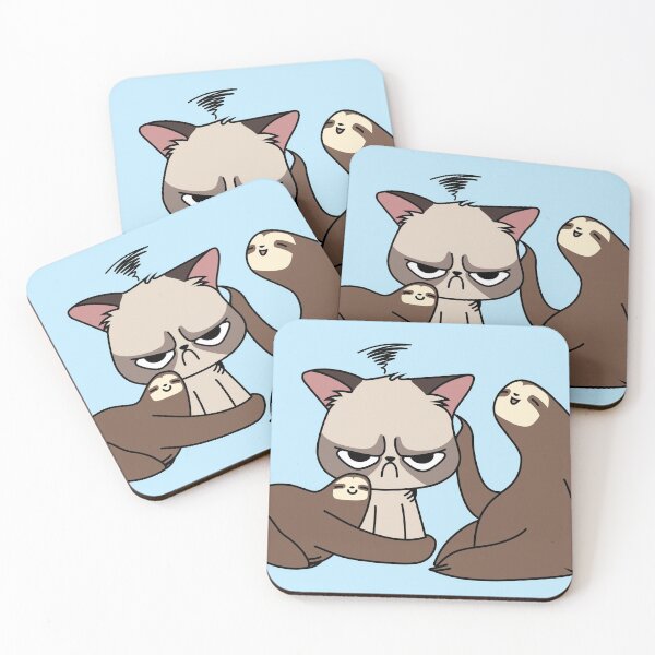 Item preview, A Hug a Day Keeps the Grumpiness Away designed and sold by Slothgirl Art.