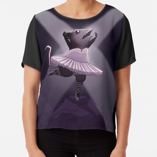 possum ballerina Chiffon Top