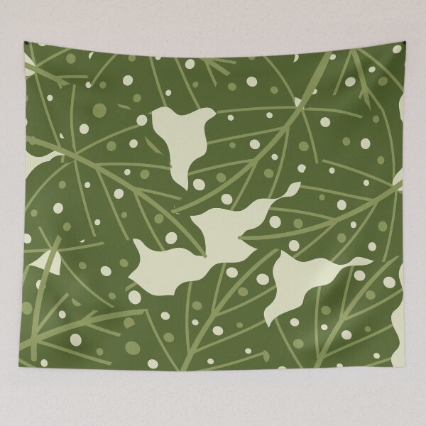 Item preview, Elephant Ear Philodendron Tropical Leaves Pattern designed and sold by GraphicsClub.