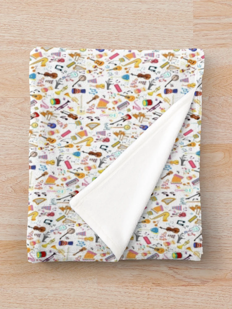 Thumbnail 3 of 6, Throw Blanket, Musical Instruments designed and sold by Laylasky.