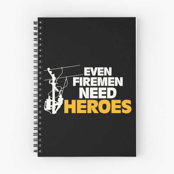 Item preview, Lineman Fireman need heros designed and sold by BrennaEirlys.