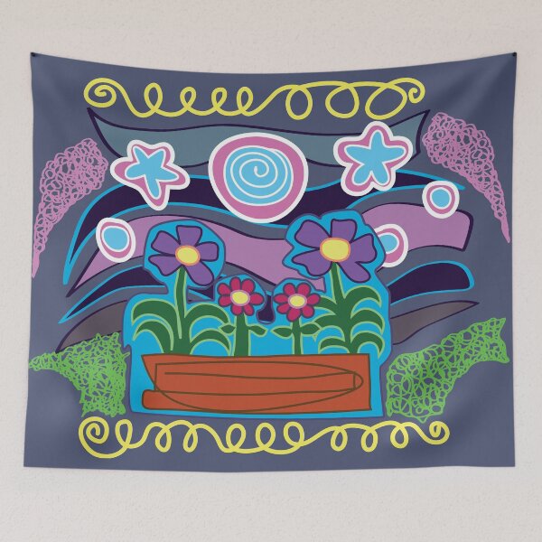 Item preview, Jardinera Flores Estrellas designed and sold by JoseProductions.