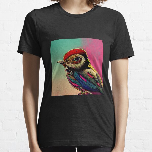 Psychedelic Bird #2 | Colourful | Trippy | Stoned Essential T-Shirt