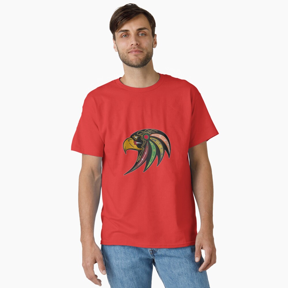 Alternative Blackhawks Logo - Jersey Style Premium Oversized Sweatshirt