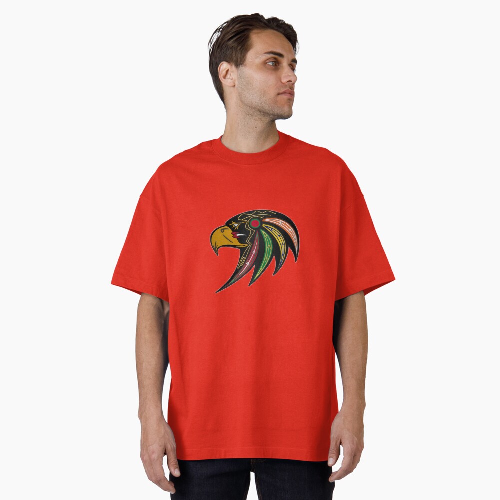 Alternative Blackhawks Logo Premium Oversized Sweatshirt