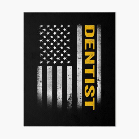 Artikel-Vorschau von Zahnarzt Papa amerikanische Flagge, Vintage USA Zahnarzt amerikanische Flagge, Zahnarzt Papa Herren Damen Mädchen Weihnachtsgeschenk zum Vatertag, designt und verkauft von xlnv.