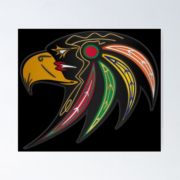 Item preview, Logotipo alternativo Blackhawks - Jersey Style designed and sold by postpoptart.