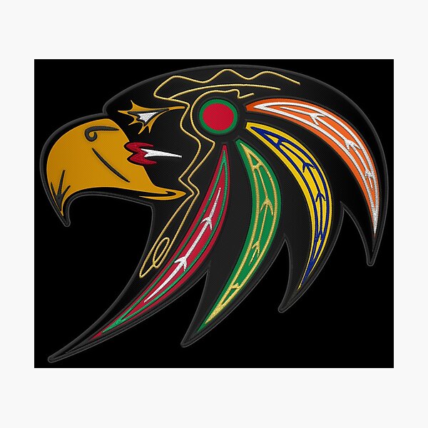 Item preview, Logotipo alternativo Blackhawks - Jersey Style designed and sold by postpoptart.