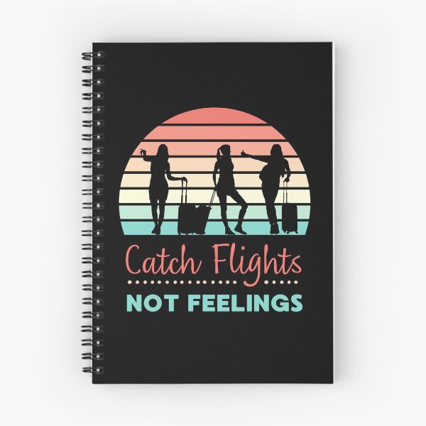 Item preview, WOMAN CATCH FLIGHTS, NOT FEELINGS designed and sold by appareltolove.