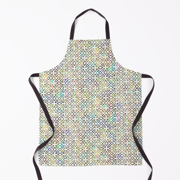Item preview, Japanese holographic print with Shippó (Seven Treasures) pattern designed and sold by VectoriasSecret.