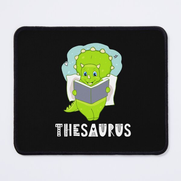 Item preview, Thesaurus, Funny Dinosaur, Reading, Cute designed and sold by iHeartDinosaurs.