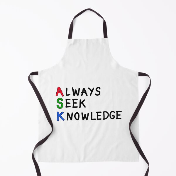 Item preview, Always seek knowledge positive motivational handwritten quote. designed and sold by Nalidsa Sukprasert.