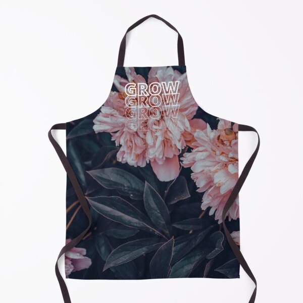 Item preview, GROW (above) - Dreamy Floral Background, Orange Shaded Flowers designed and sold by AliceSLee.