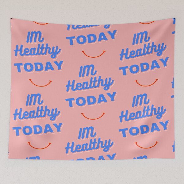 Item preview, Im Healthy Today Smiling Feel Good Breath Good Enjoy Your life Now T-Shirt designed and sold by CoolMolo.