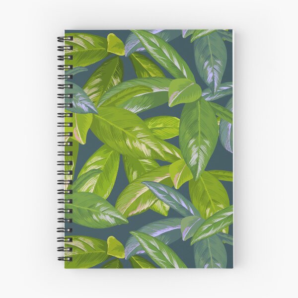 Item preview, Tropical pattern with madder family leaves. The Rubiaceae plant on dark blue background designed and sold by hmorena.