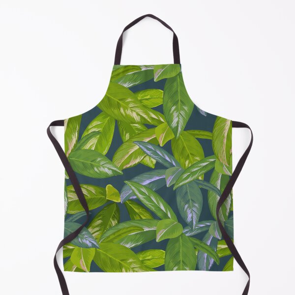 Item preview, Tropical pattern with madder family leaves. The Rubiaceae plant on dark blue background designed and sold by hmorena.