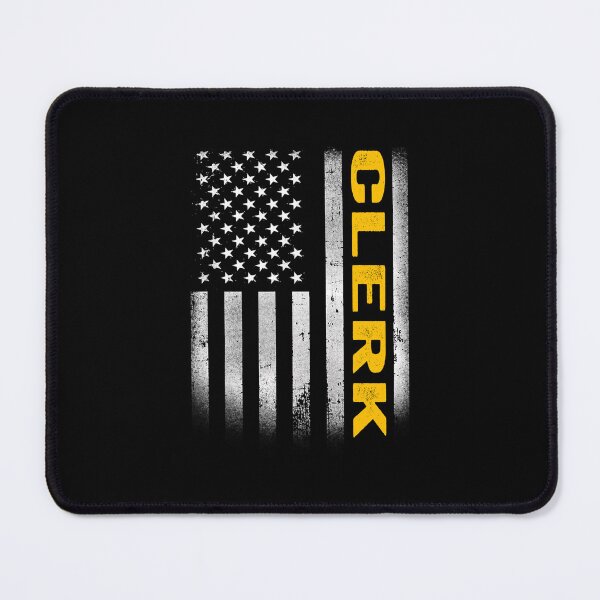 Item preview, clerk Dad American Flag, Vintage USA clerk American Flag, clerk Dad Mens Womens Girls Christmas Fathers Day Gift designed and sold by xlnv.