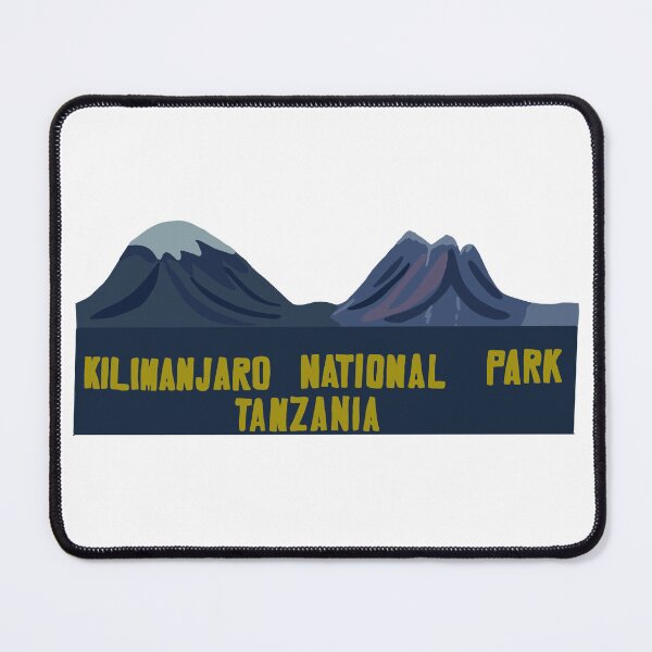 Item preview, Kilimanjaro national park Tanzania sign designed and sold by palmwooddesigns.