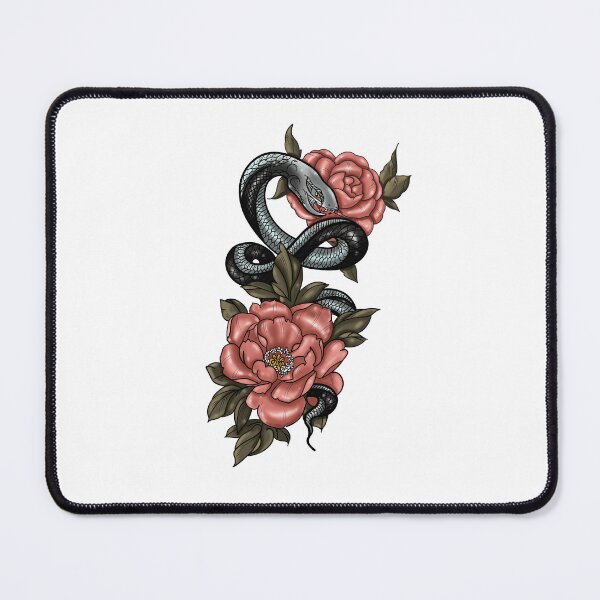 Item preview, Peony & Snake designed and sold by dorianchelios.