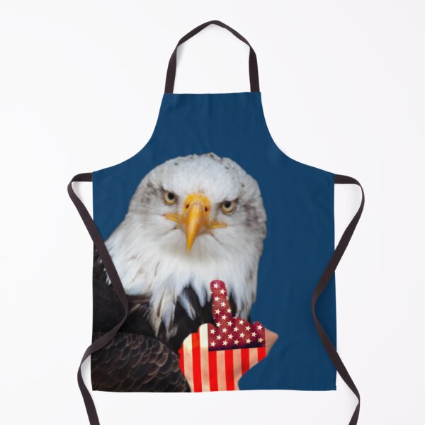 Item preview, Bald Eagle Middle Finger Funny 4th of July designed and sold by Teetans.