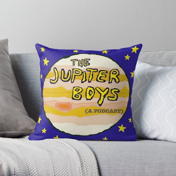 Jupiter Boys Logo Throw Pillow