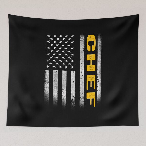 Item preview, chef Dad American Flag, Vintage USA chef American Flag, chef Dad Mens Womens Girls Christmas Fathers Day Gift designed and sold by xlnv.