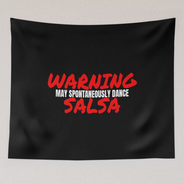 Item preview,  Salsa Dancer Warning May Spontaneously Dance Salsa Salsero T Shirt Merch designed and sold by PRINTS2HOT.