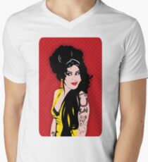 Amy For Amber By Mikesbliss Men's V-Neck T-Shirt