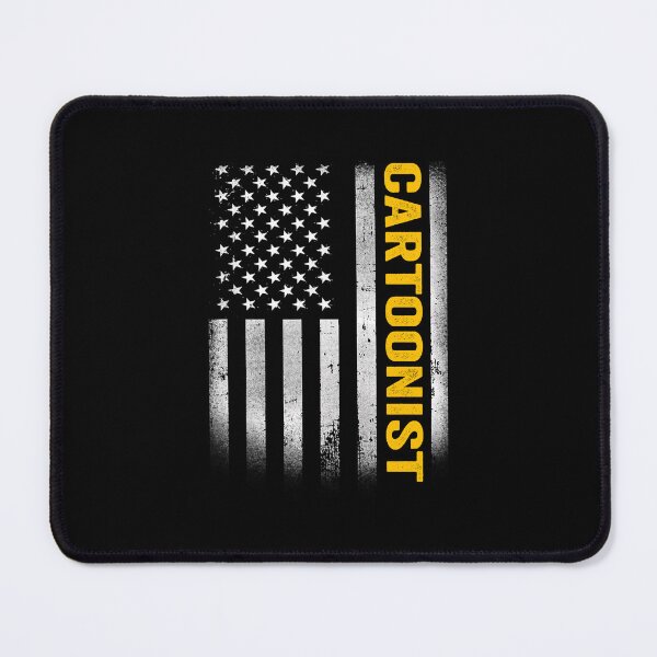 Item preview, cartoonist Dad American Flag, Vintage USA cartoonist American Flag, cartoonist Dad Mens Womens Girls Christmas Fathers Day Gift designed and sold by xlnv.